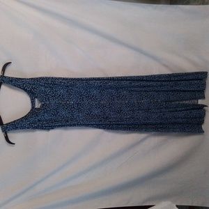 Nwot Basic Editions button down front Maxi dress